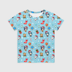 Футболка детская GI Christmas Pattern, цвет: 3D-принт