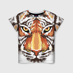 Детская футболка Морда тигра от John Art