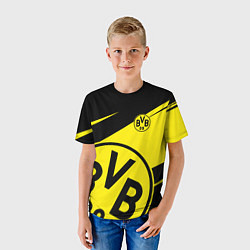 Футболка детская BORUSSIA BVB 09 LOGO, цвет: 3D-принт — фото 2