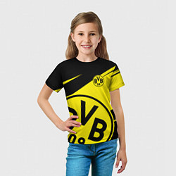 Футболка детская BORUSSIA BVB 09 LOGO, цвет: 3D-принт — фото 2