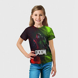 Футболка детская Doomguy Doom, цвет: 3D-принт — фото 2