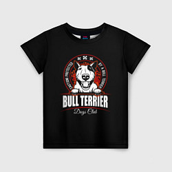 Детская футболка Бультерьер Bull Terrier