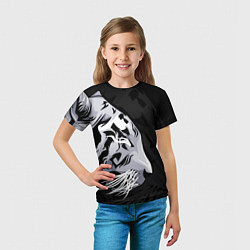 Футболка детская 2022 Год тигра, цвет: 3D-принт — фото 2