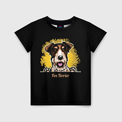 Детская футболка Фокстерьер Fox terrier