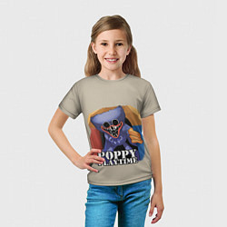 Футболка детская Poppy Playtime, цвет: 3D-принт — фото 2