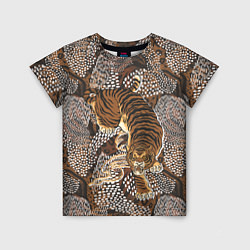 Детская футболка Тигр в засаде