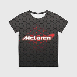 Футболка детская McLaren carbon theme, цвет: 3D-принт