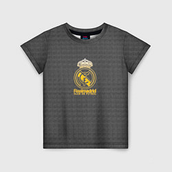 Футболка детская Real Madrid graphite theme, цвет: 3D-принт