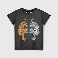 Детская футболка Два тигра