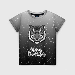 Детская футболка Merry Christmas Год Тигра 2022