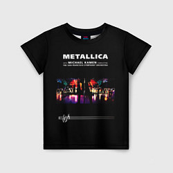 Футболка детская Metallica S и M, цвет: 3D-принт