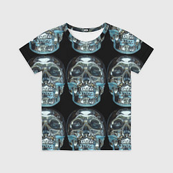 Детская футболка Skulls pattern 2028