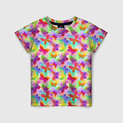 Детская футболка Разноцветные Бабочки Color