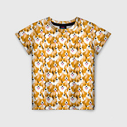 Детская футболка Собаки Корги