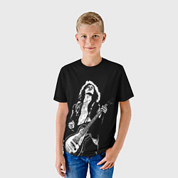 Футболка детская Джимми Пэйдж Art, цвет: 3D-принт — фото 2