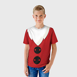 Футболка детская Борода деда мороза, цвет: 3D-принт — фото 2