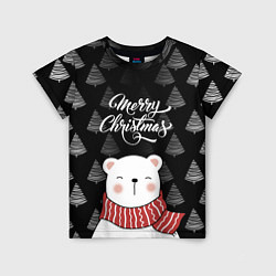 Детская футболка MERRY CHRISTMAS BEARS
