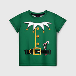 Детская футболка Christmas Elf Outfit