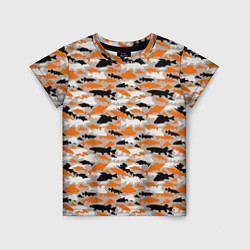 Детская футболка Рыболовный камуфляж из рыб
