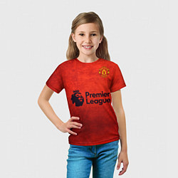 Футболка детская MU Manchester United MU, цвет: 3D-принт — фото 2
