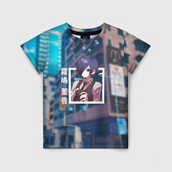 Детская футболка Токийский гуль Tokyo Ghoul, Тока Киришима Touka Ki