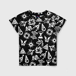 Детская футболка EXO BAND SYMBOL PATTERN WHITE K-POP