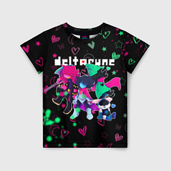 Детская футболка ГЕРОИ ИГРЫ DELTARUNE NEON