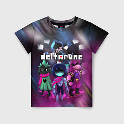 Детская футболка DELTARUNE ГЕРОИ В БОЙ!