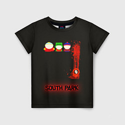 Футболка детская Южный парк главные персонажи South Park, цвет: 3D-принт