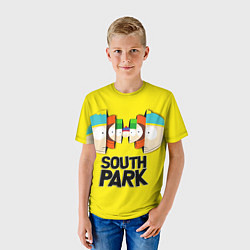 Футболка детская South Park - Южный парк персонажи, цвет: 3D-принт — фото 2