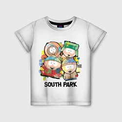 Футболка детская South Park - Южный парк краски, цвет: 3D-принт