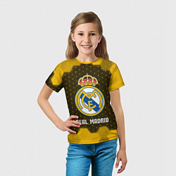 Футболка детская РЕАЛ МАДРИД Real Madrid Графика, цвет: 3D-принт — фото 2