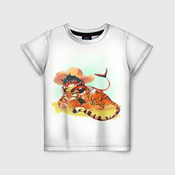 Детская футболка Тигр и Акула
