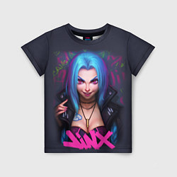 Детская футболка League Of Legends ARCANE JINX