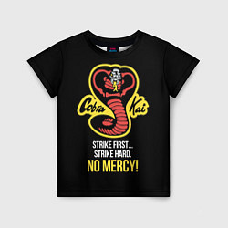 Детская футболка Cobra Kai - No mercy!