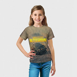 Футболка детская PUBG HEAD 3 lvl, цвет: 3D-принт — фото 2