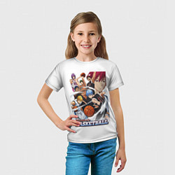 Футболка детская Kurokos Basketball 1, цвет: 3D-принт — фото 2
