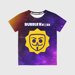 Футболка детская BUBBLE KVASS Яркий, цвет: 3D-принт