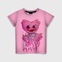 Футболка детская Pink Kissy Missy, цвет: 3D-принт