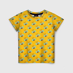 Детская футболка Пчелы паттерн