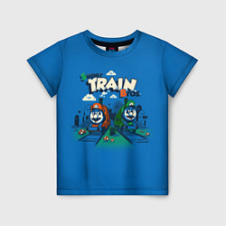 Детская футболка Super train bros