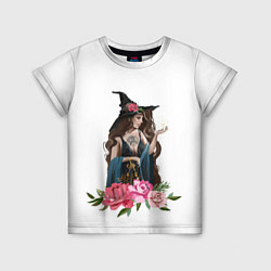 Детская футболка Девушка ведьма