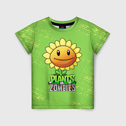 Детская футболка Подсолнух Plants vs Zombies