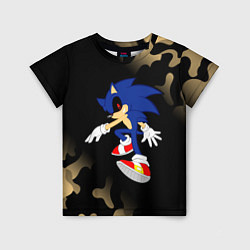 Детская футболка SONIC EXE Камуфляж