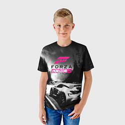 Футболка детская Forza Horizon 5 - night race, цвет: 3D-принт — фото 2