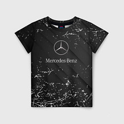 Детская футболка Mercedes-Benz штрихи black