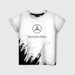 Детская футболка Mercedes-Benz - White texture