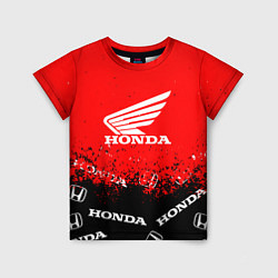 Футболка детская Honda sport брызги, цвет: 3D-принт