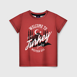 Детская футболка Турция - Turkey