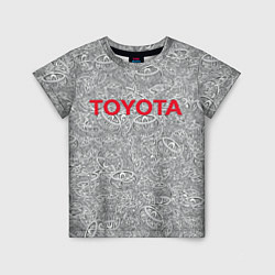 Футболка детская TOYOTA PATTERN LOGO Z, цвет: 3D-принт